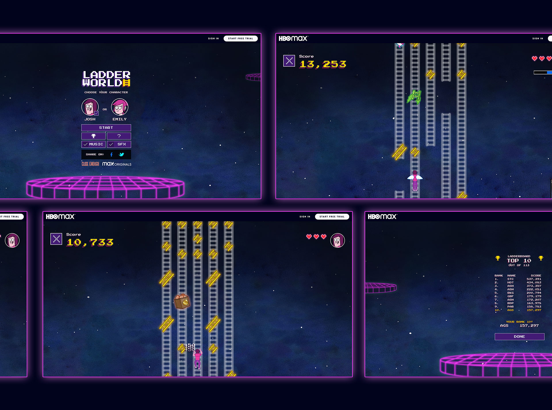 Ladder World screenshots.